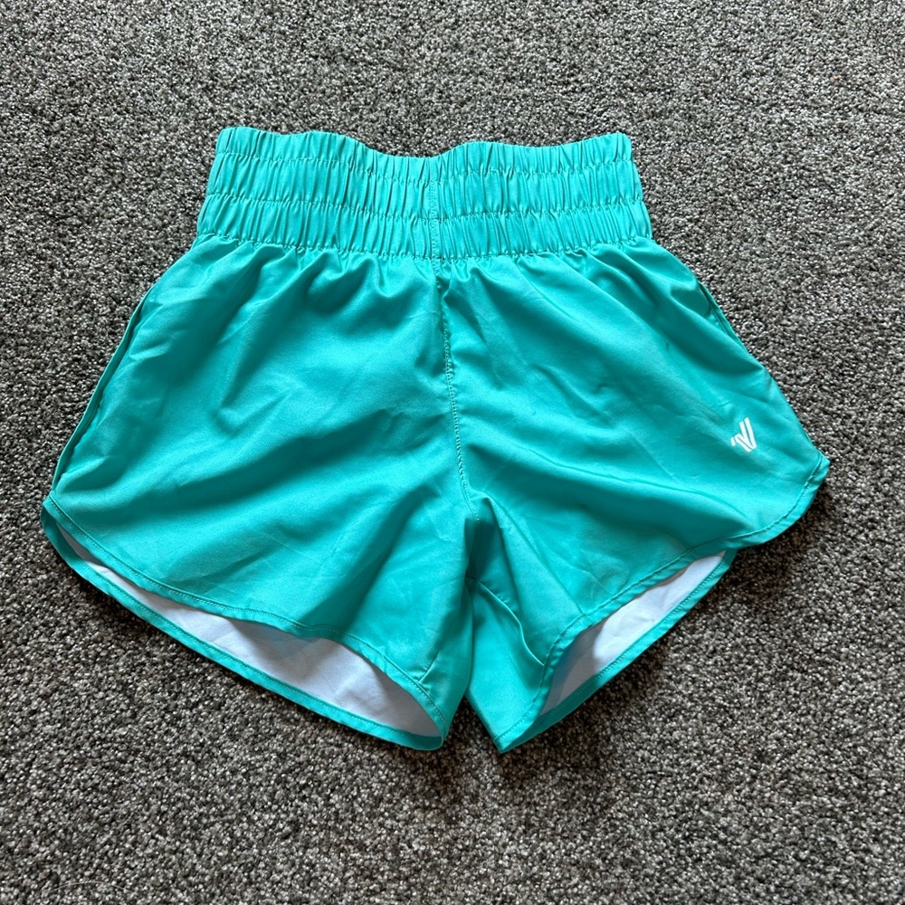 Varsity teal shorts